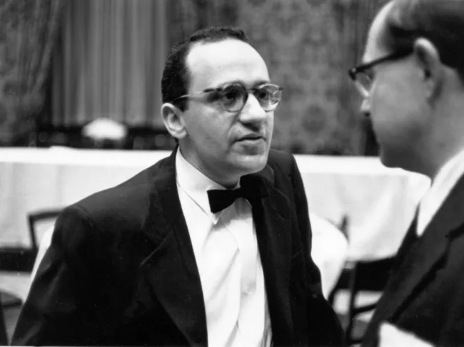 Murray Rothbard 1956 with George Koether